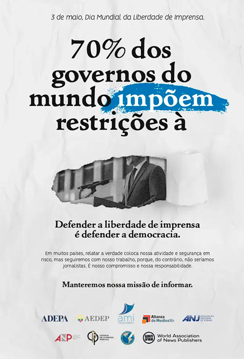 3 de maio dia mundial da liberdade de imprensa